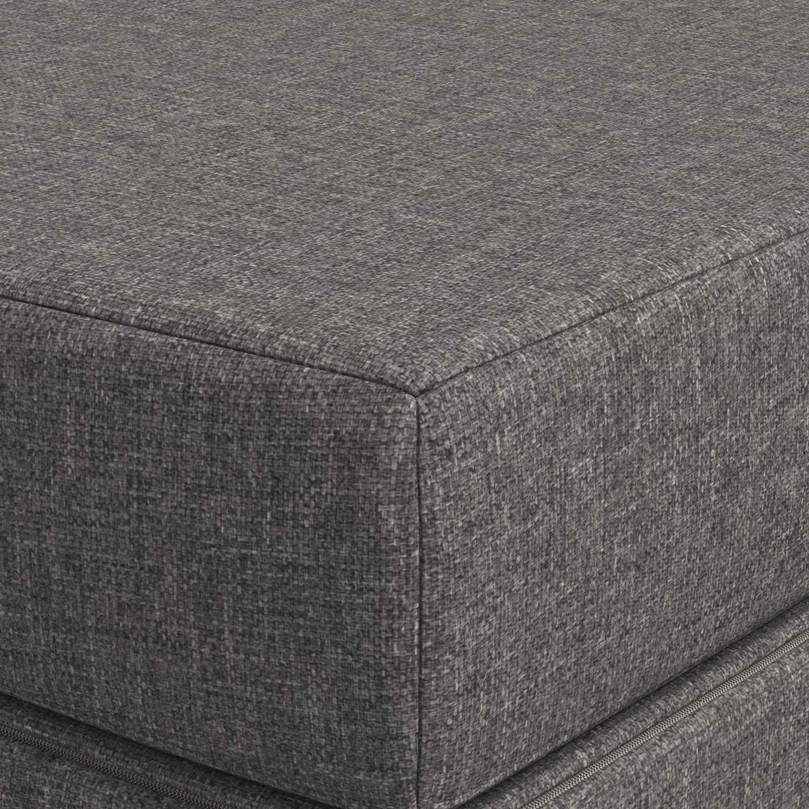 Canapé-lit pliable 180 x 67 x 45 cm Gris clair