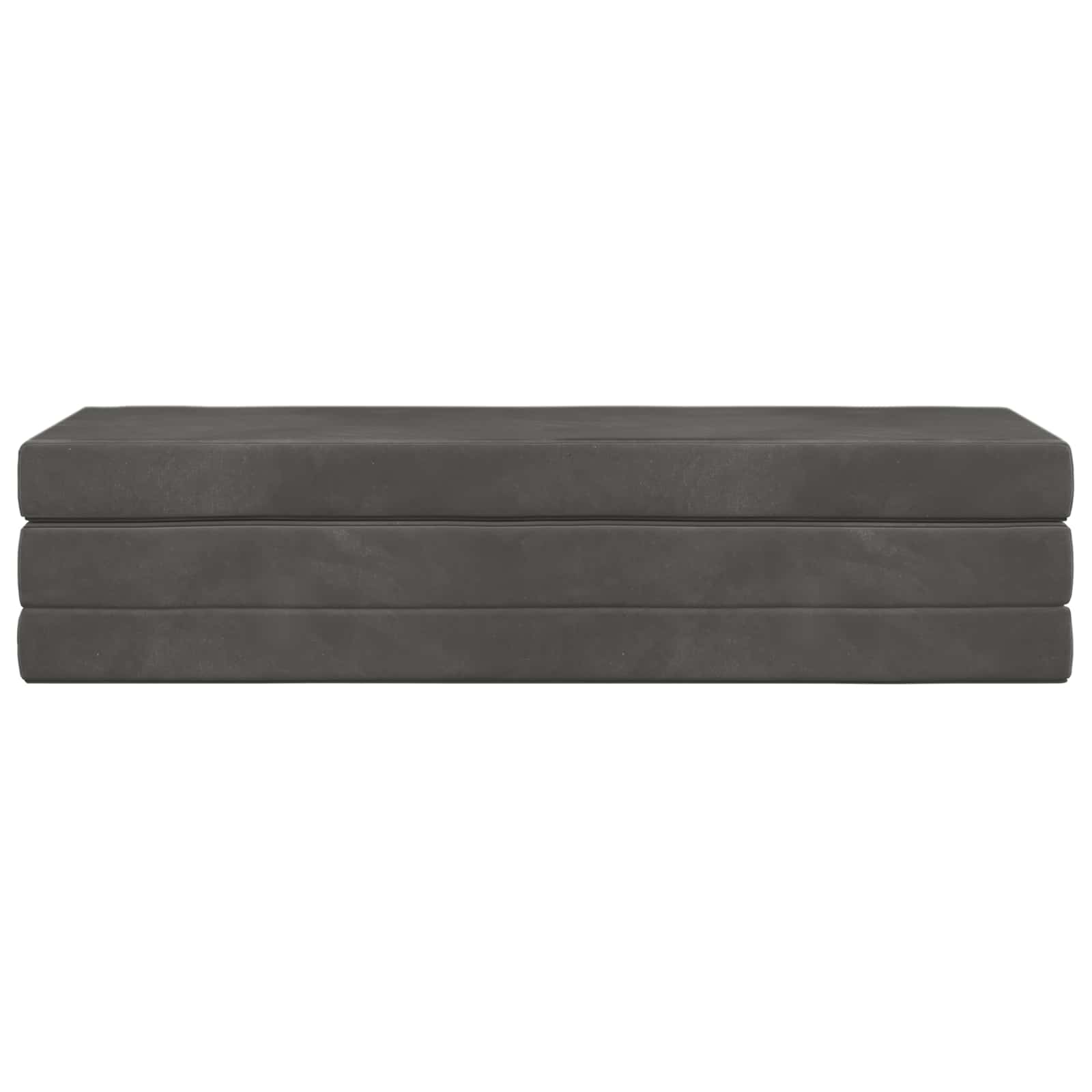 Canapé-lit pliable 180 x 67 x 45 cm Gris foncé