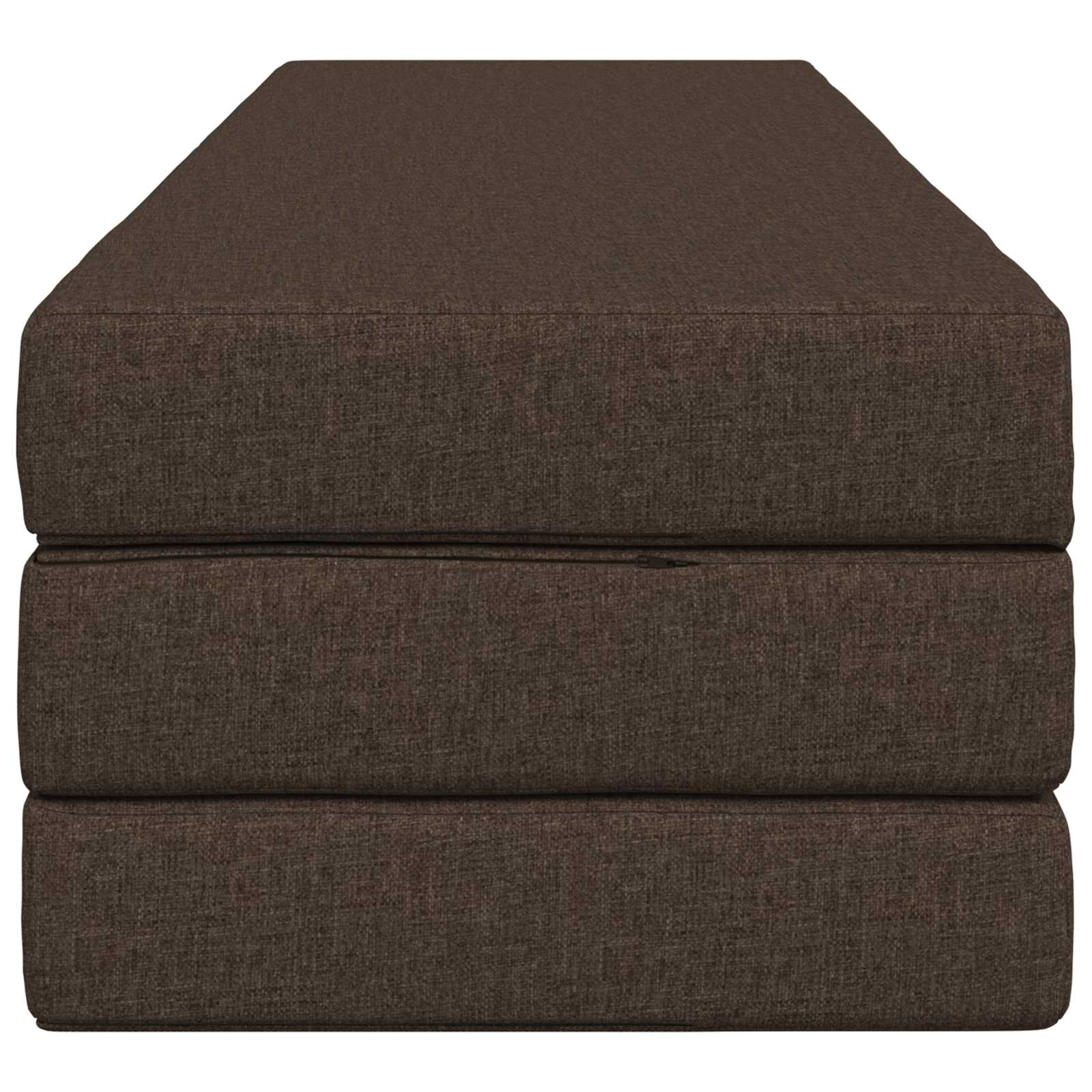 Canapé-lit pliable 200 x 67 x 45 cm Taupe