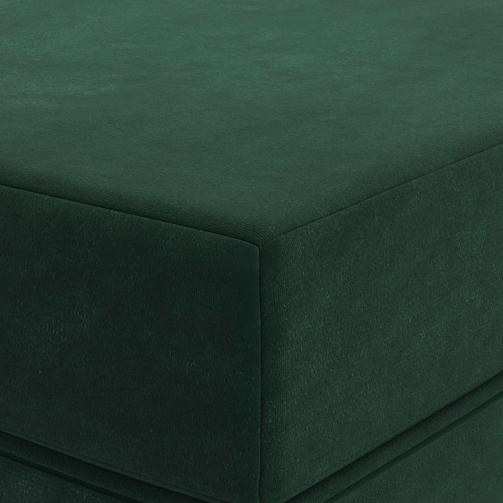 Canapé-lit pliable 200 x 67 x 45 cm Vert foncé
