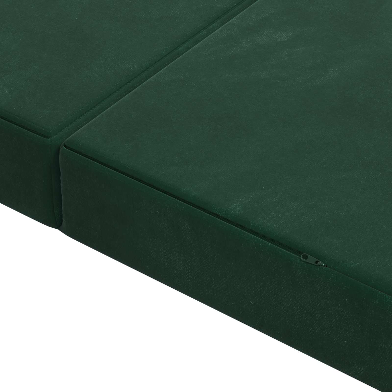 Canapé-lit pliable 200 x 67 x 45 cm Vert foncé