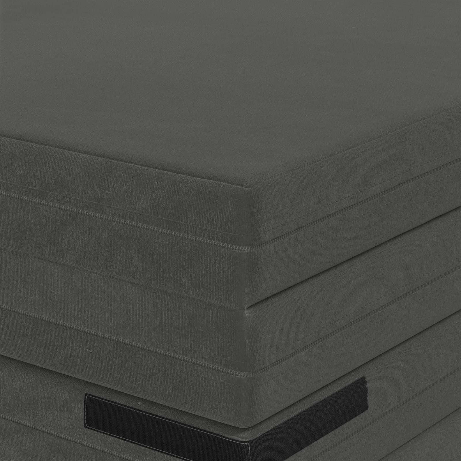 Canapé-lit pliable 140 x 67 x 45 cm Gris foncé - XIOS