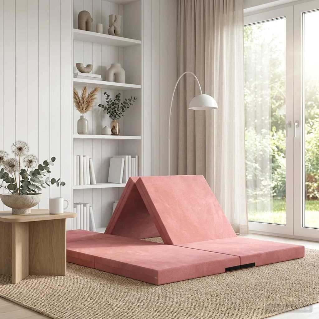 Canapé-lit pliable 140 x 67 x 45 cm Rose - XIOS