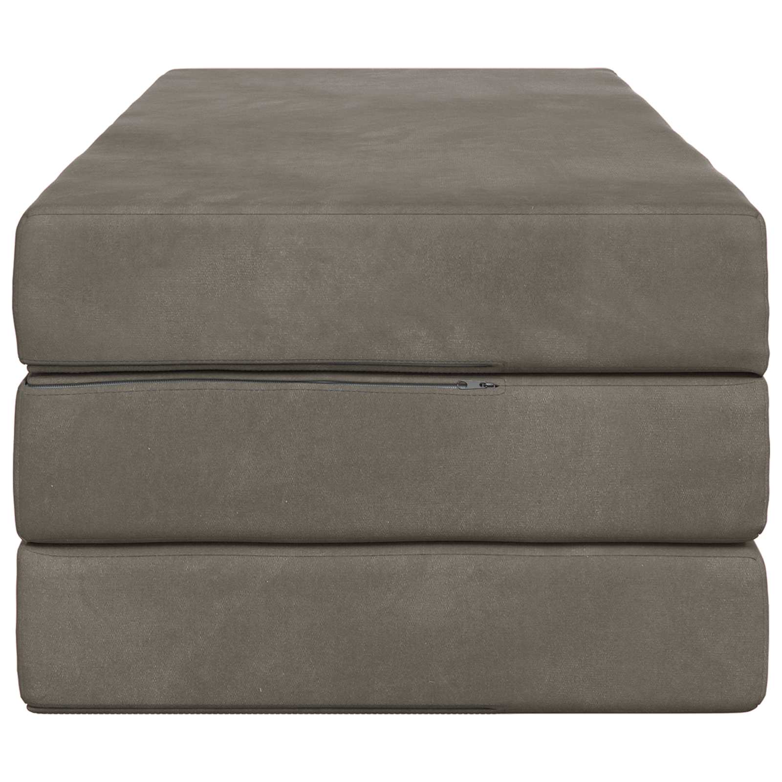 Canapé-lit pliable 160 x 67 x 45 cm Gris clair
