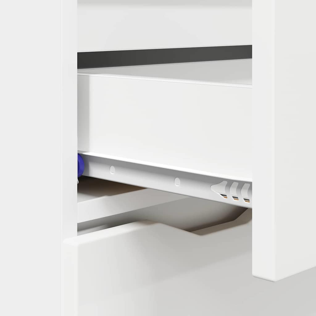 Buffet avec tiroir Blanc 100 x 30 x 65,6 Bois d'ingénierie - XIOS