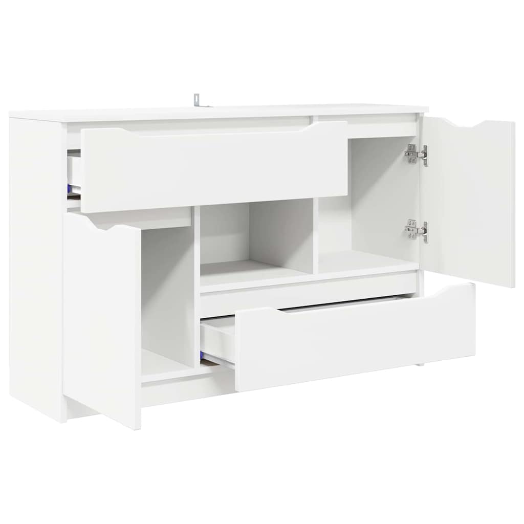 Buffet avec tiroir Blanc 100 x 30 x 65,6 Bois d'ingénierie - XIOS