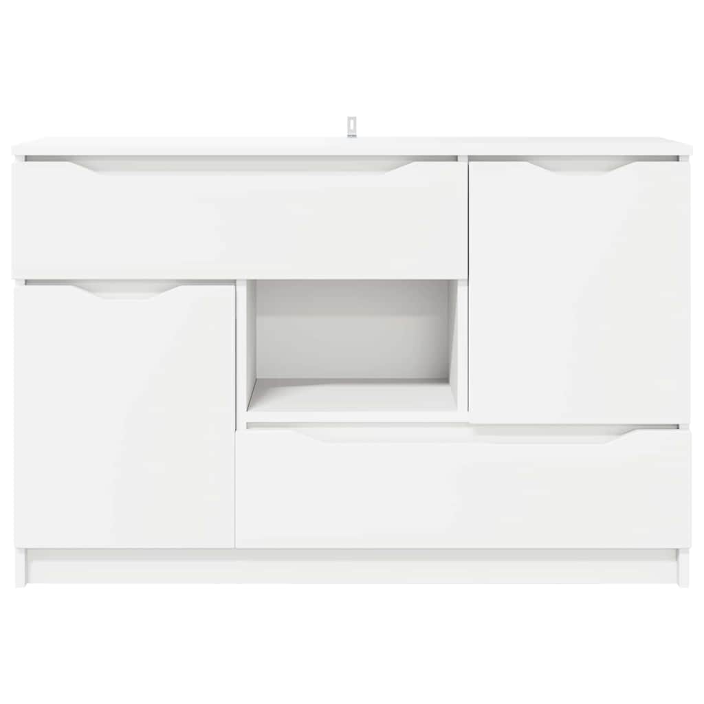 Buffet avec tiroir Blanc 100 x 30 x 65,6 Bois d'ingénierie - XIOS