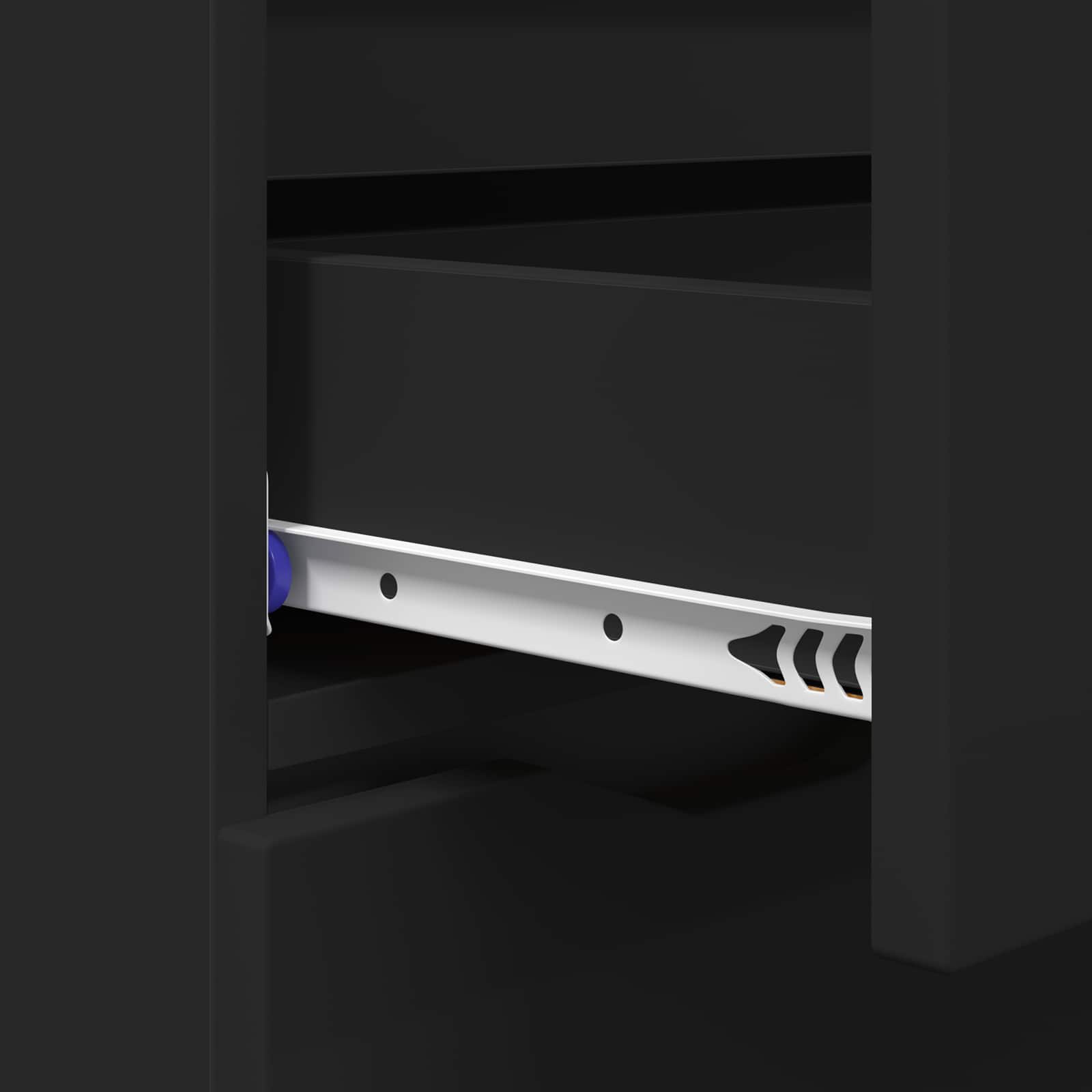 Buffet Noir 100 x 30 x 65,6 Bois d'ingénierie - XIOS