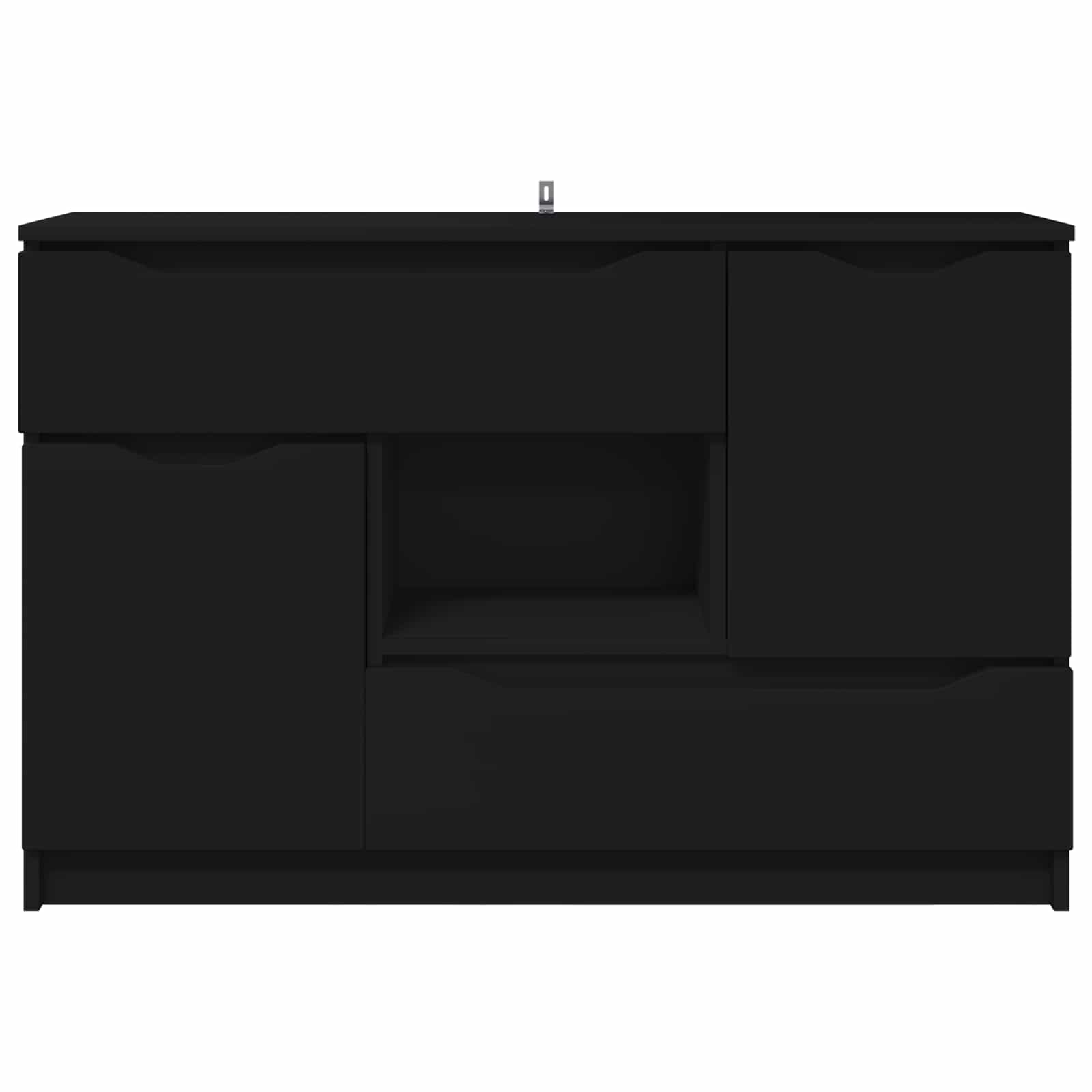 Buffet Noir 100 x 30 x 65,6 Bois d'ingénierie - XIOS