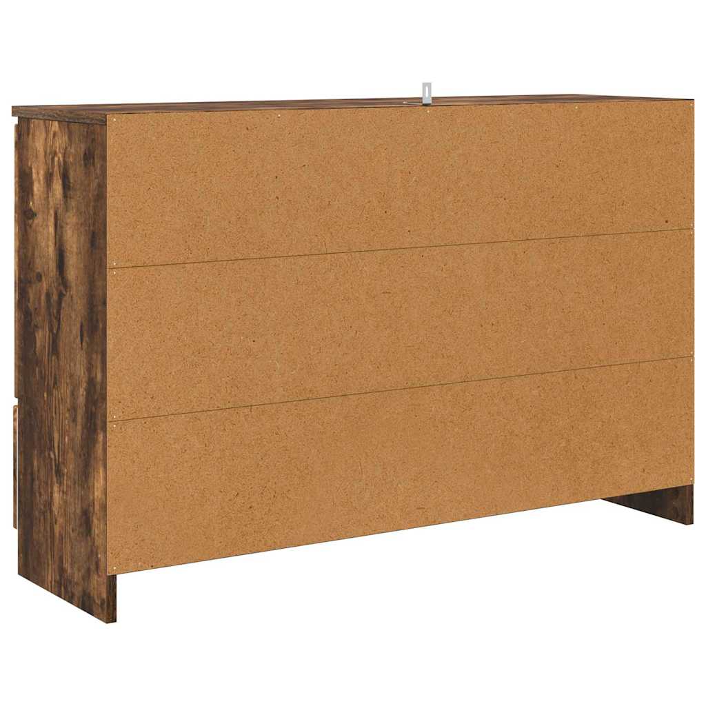 Buffet avec tiroir Chêne fumé 100 x 30 x 65,6 Bois d'ingénierie - XIOS