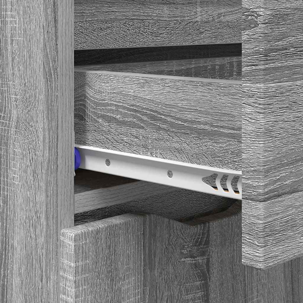 Buffet Gris Sonoma 100 x 30 x 65,6 Bois d'ingénierie - XIOS