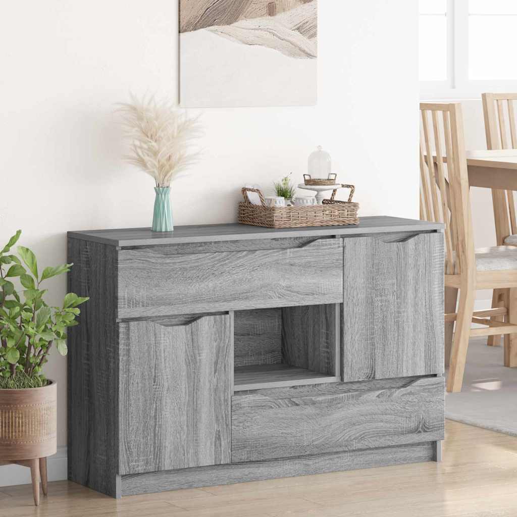 Buffet Gris Sonoma 100 x 30 x 65,6 Bois d'ingénierie - XIOS