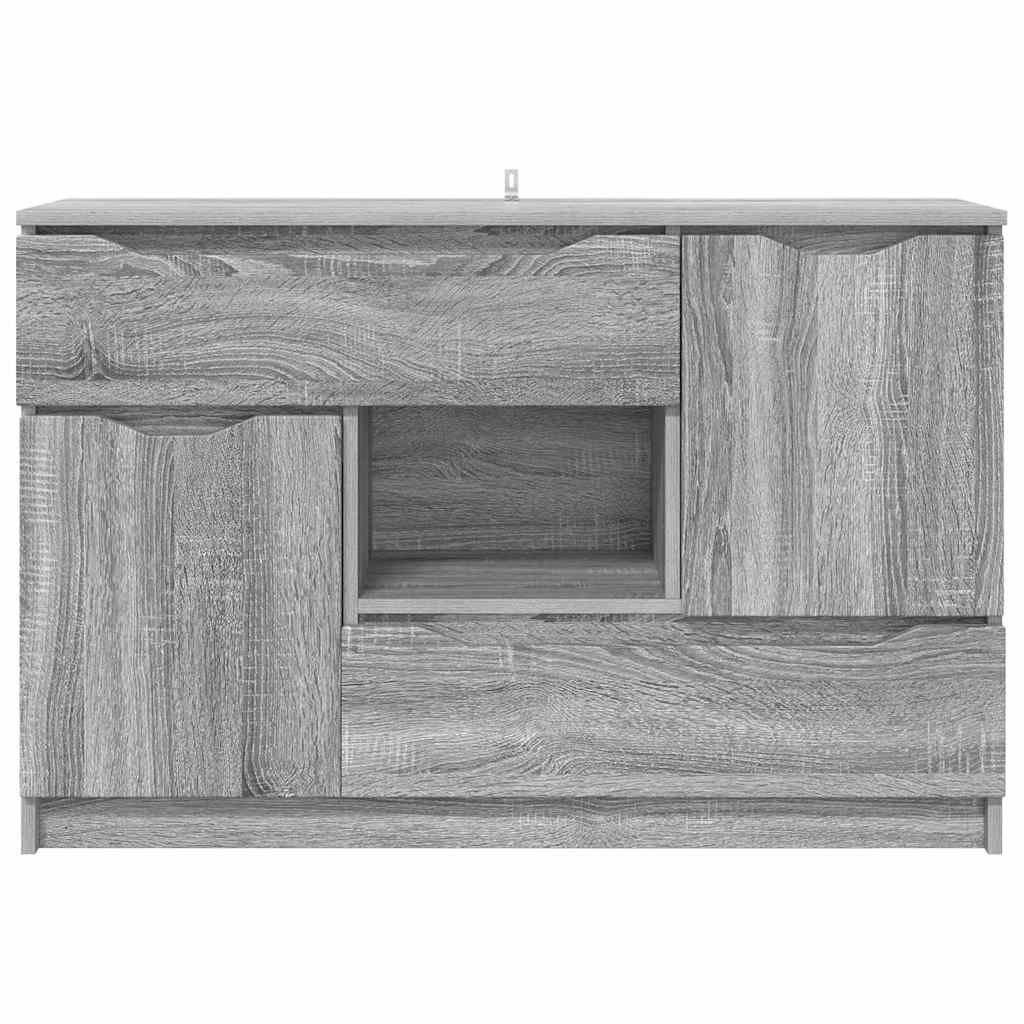 Buffet Gris Sonoma 100 x 30 x 65,6 Bois d'ingénierie - XIOS