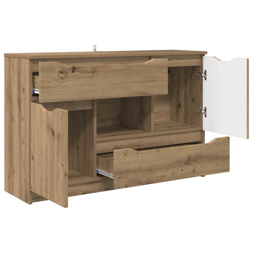 Buffet Chêne artisanal 100 x 30 x 65,6 Bois d'ingénierie