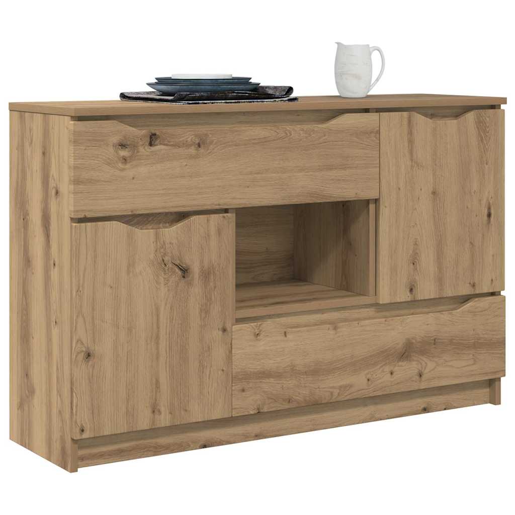 Buffet Chêne artisanal 100 x 30 x 65,6 Bois d'ingénierie