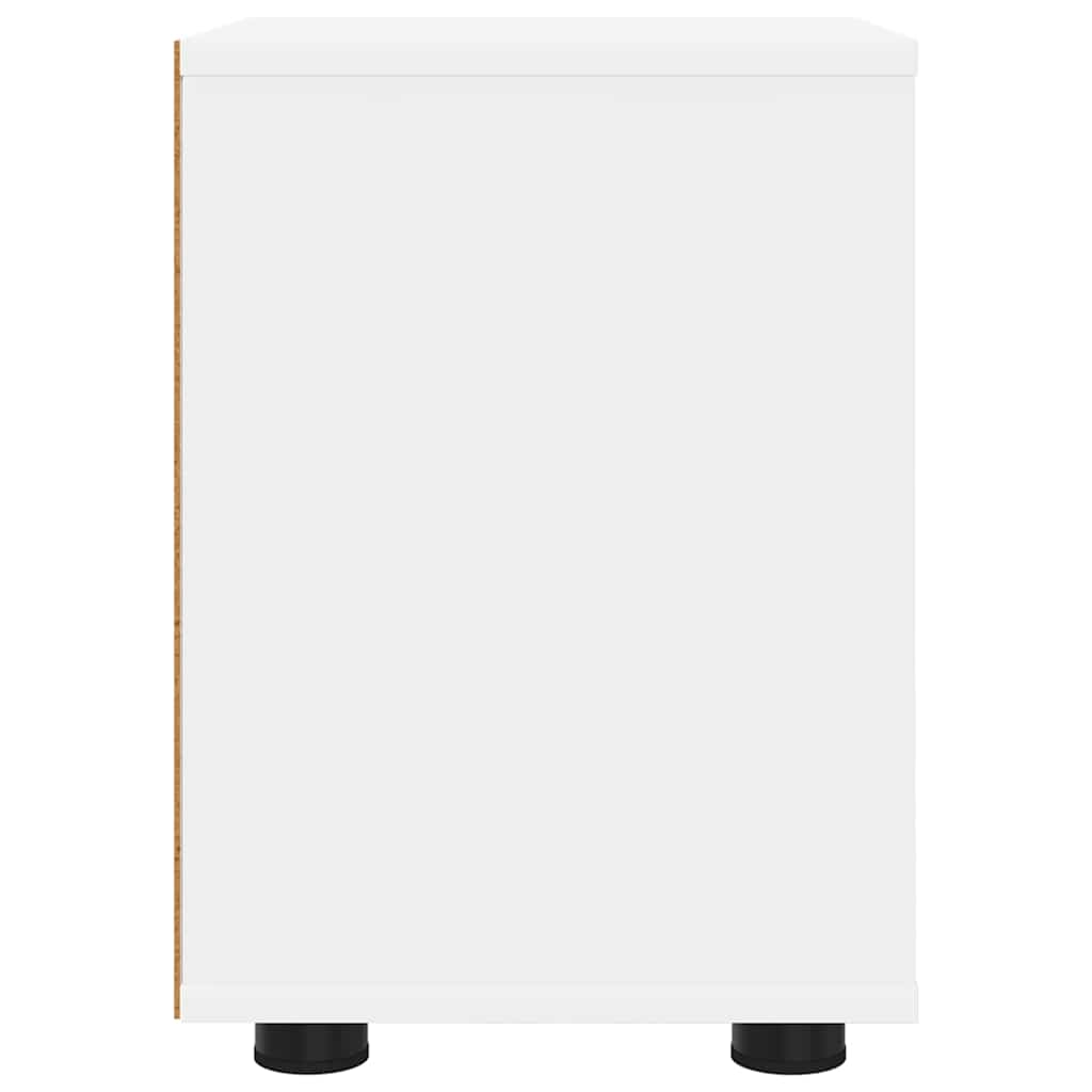 Tables de chevet avec tiroir 2 pcs Blanc 30,5 x 30 x 43 cm - XIOS