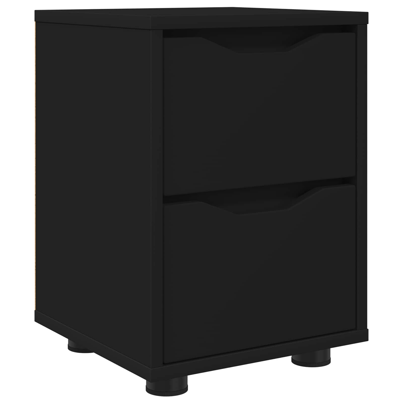 Table de chevet Noir 30,5 x 30 x 43 cm Bois d'ingénierie - XIOS