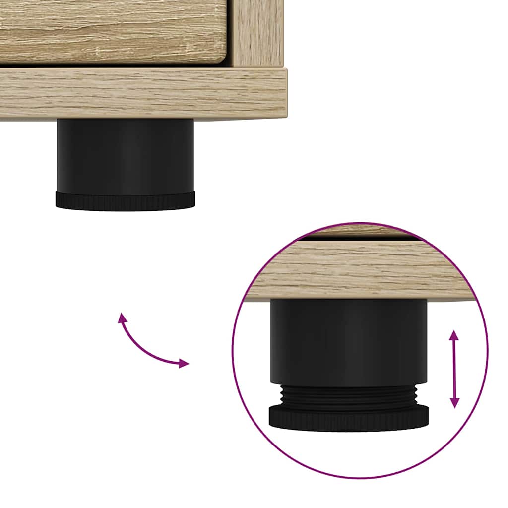 Tables de chevet 2 pcs Chêne Sonoma 30,5 x 30 x 43 cm - XIOS