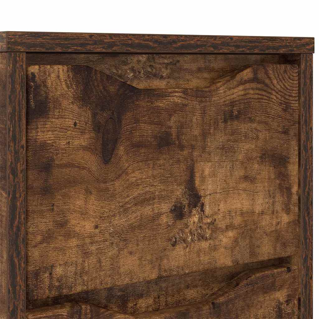 Tables de chevet avec tiroir 2 pcs Chêne fumé 30,5 x 30 x 43 cm - XIOS