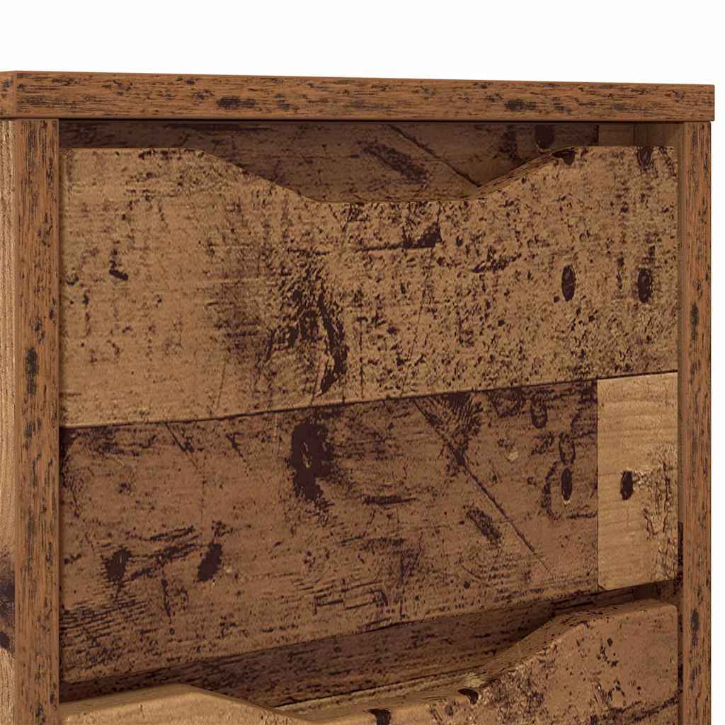 Tables de chevet 2 pcs Bois Ancien 30,5 x 30 x 43 cm - XIOS