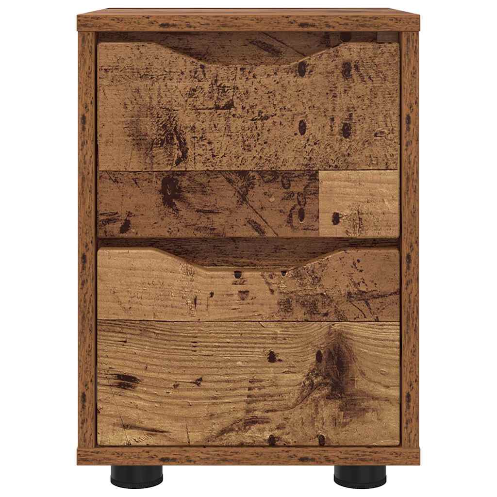 Tables de chevet 2 pcs Bois Ancien 30,5 x 30 x 43 cm - XIOS
