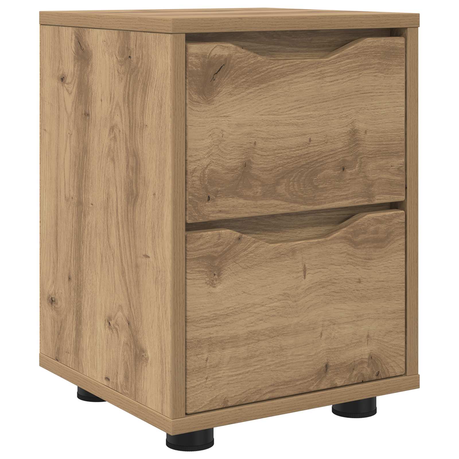 Table de chevet Chêne artisanal 30,5 x 30 x 43 cm - XIOS