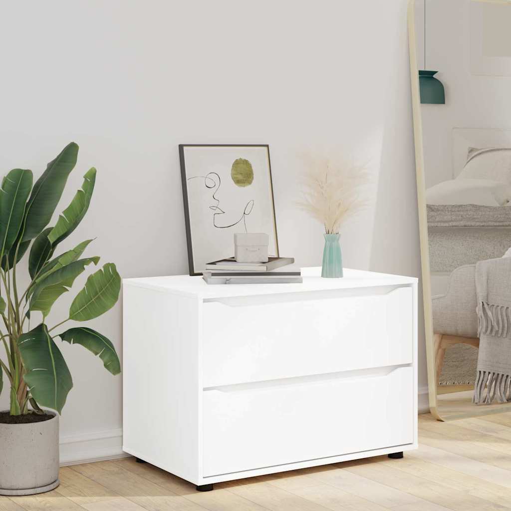 Armoire de rangement Blanc 80 x 48 x 57 cm Bois d'ingénierie - XIOS