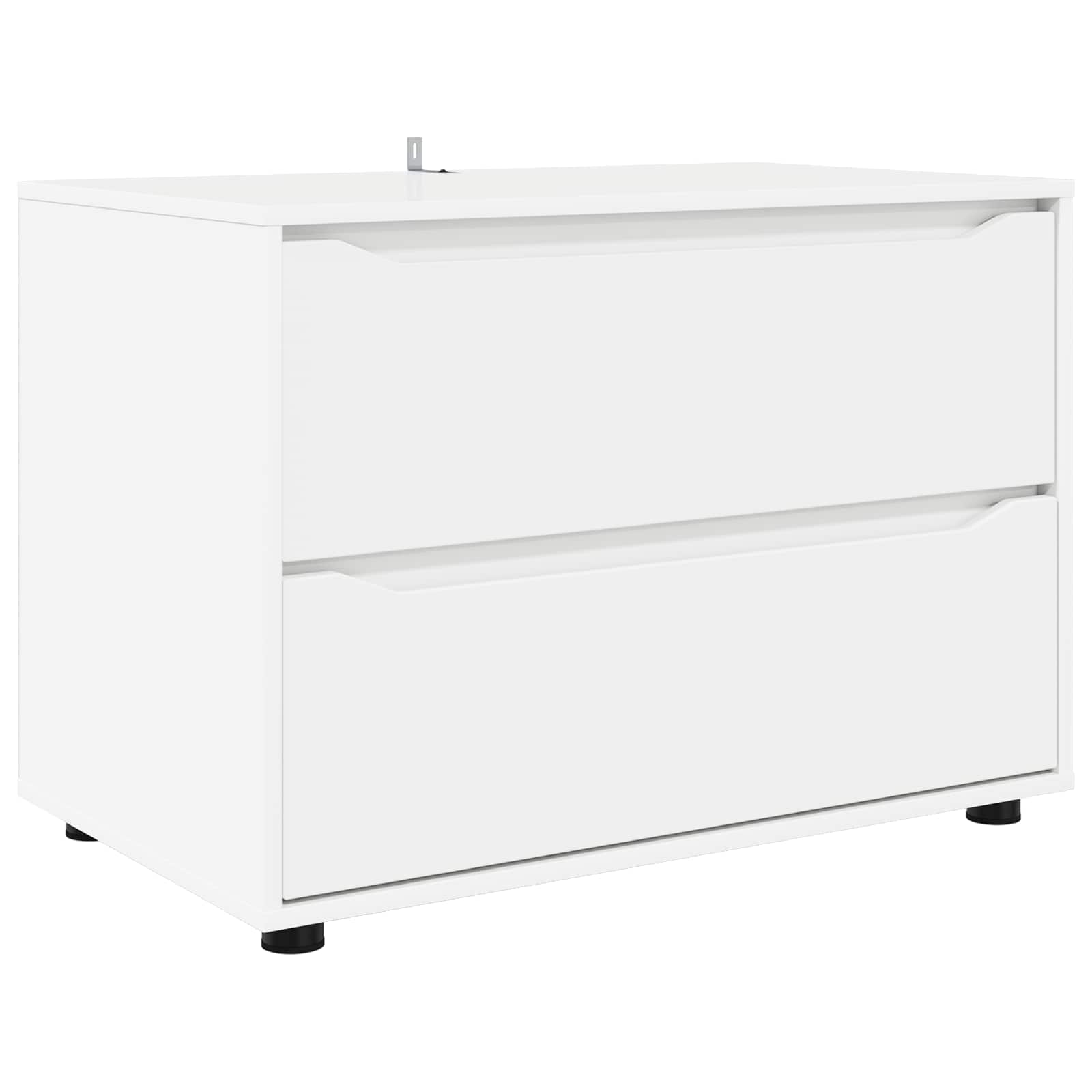 Armoire de rangement 80 x 48 x 57 cm Bois d'ingénierie Blanc - XIOS