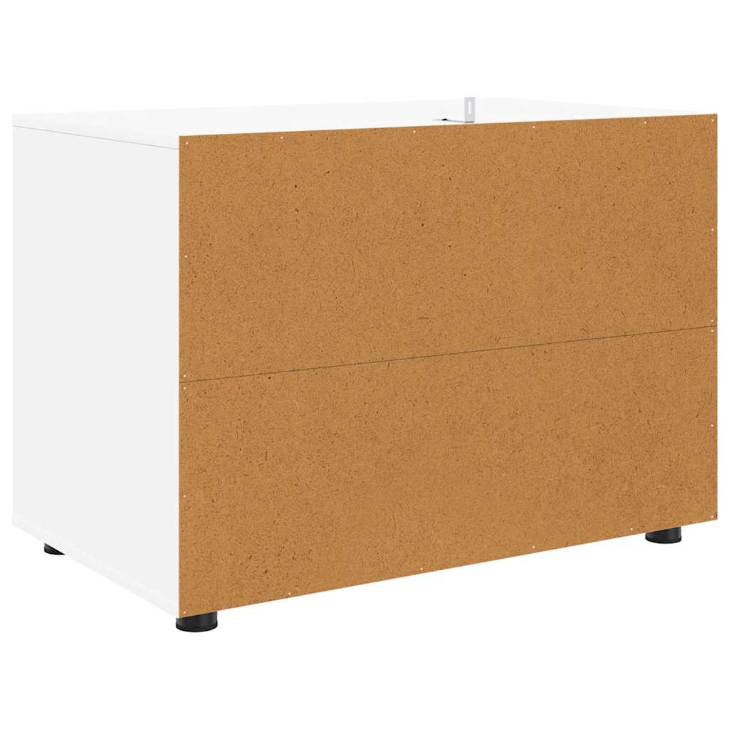 Armoire de rangement Blanc 80 x 48 x 57 cm Bois d'ingénierie - XIOS