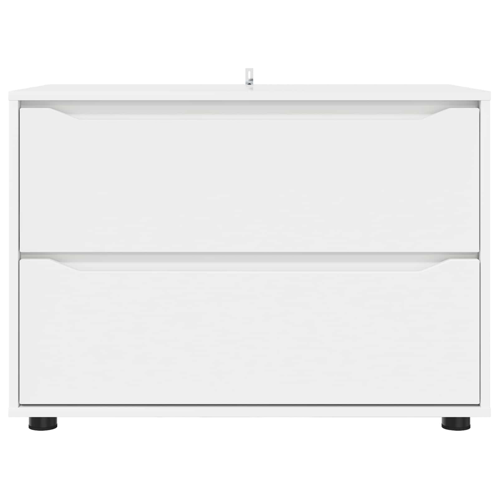 Armoire de rangement 80 x 48 x 57 cm Bois d'ingénierie Blanc - XIOS