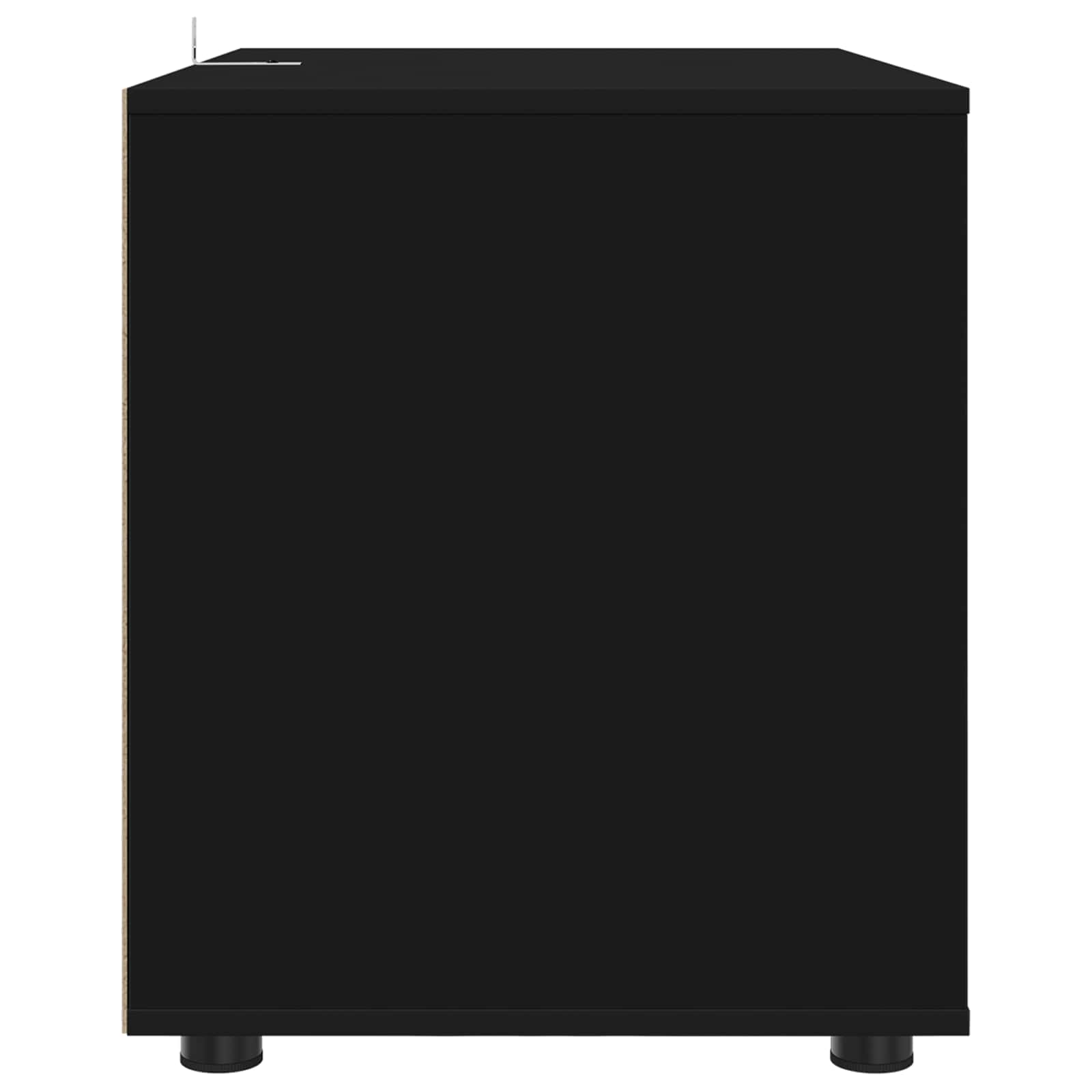 Armoire de rangement 80 x 48 x 57 cm Bois d'ingénierie Noir - XIOS