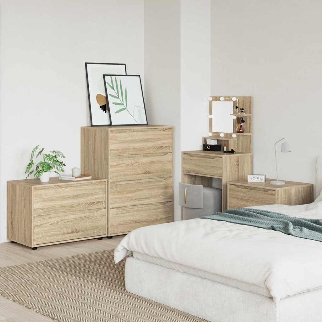 Armoire de rangement Chêne Sonoma 80 x 48 x 57 cm - XIOS