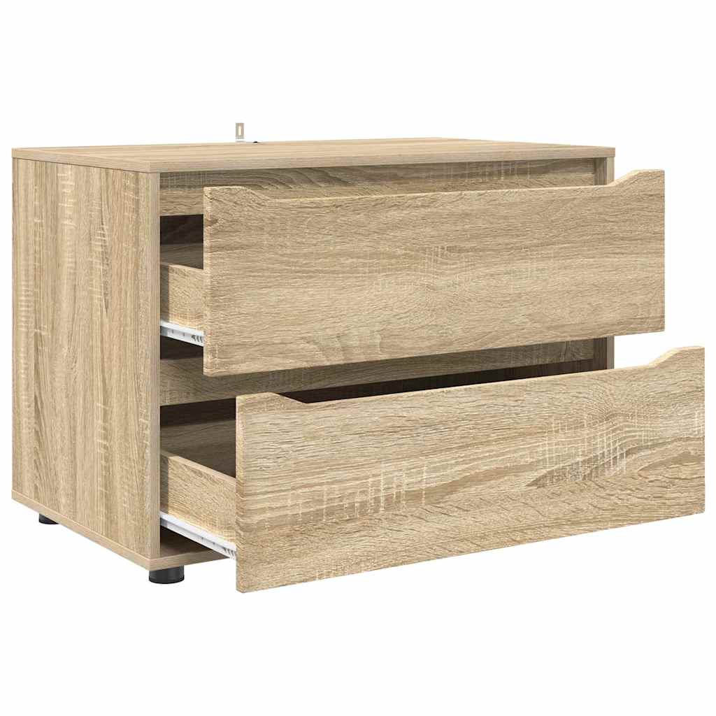 Armoire de rangement Chêne Sonoma 80 x 48 x 57 cm - XIOS