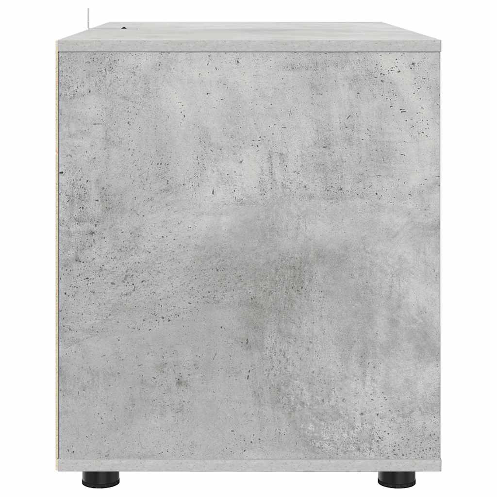Armoire de rangement Gris béton 80 x 48 x 57 cm - XIOS