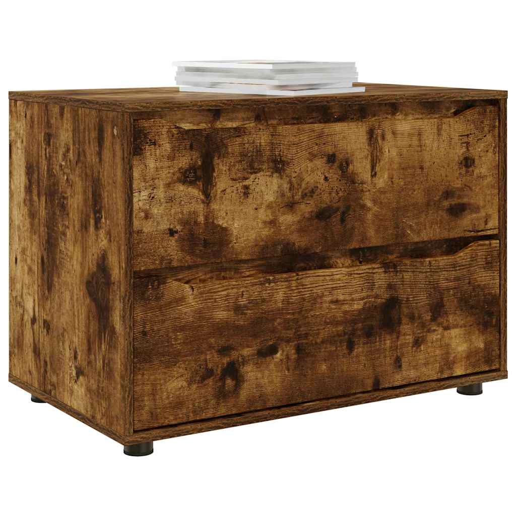Armoire de rangement Chêne fumé 80 x 48 x 57 cm - XIOS