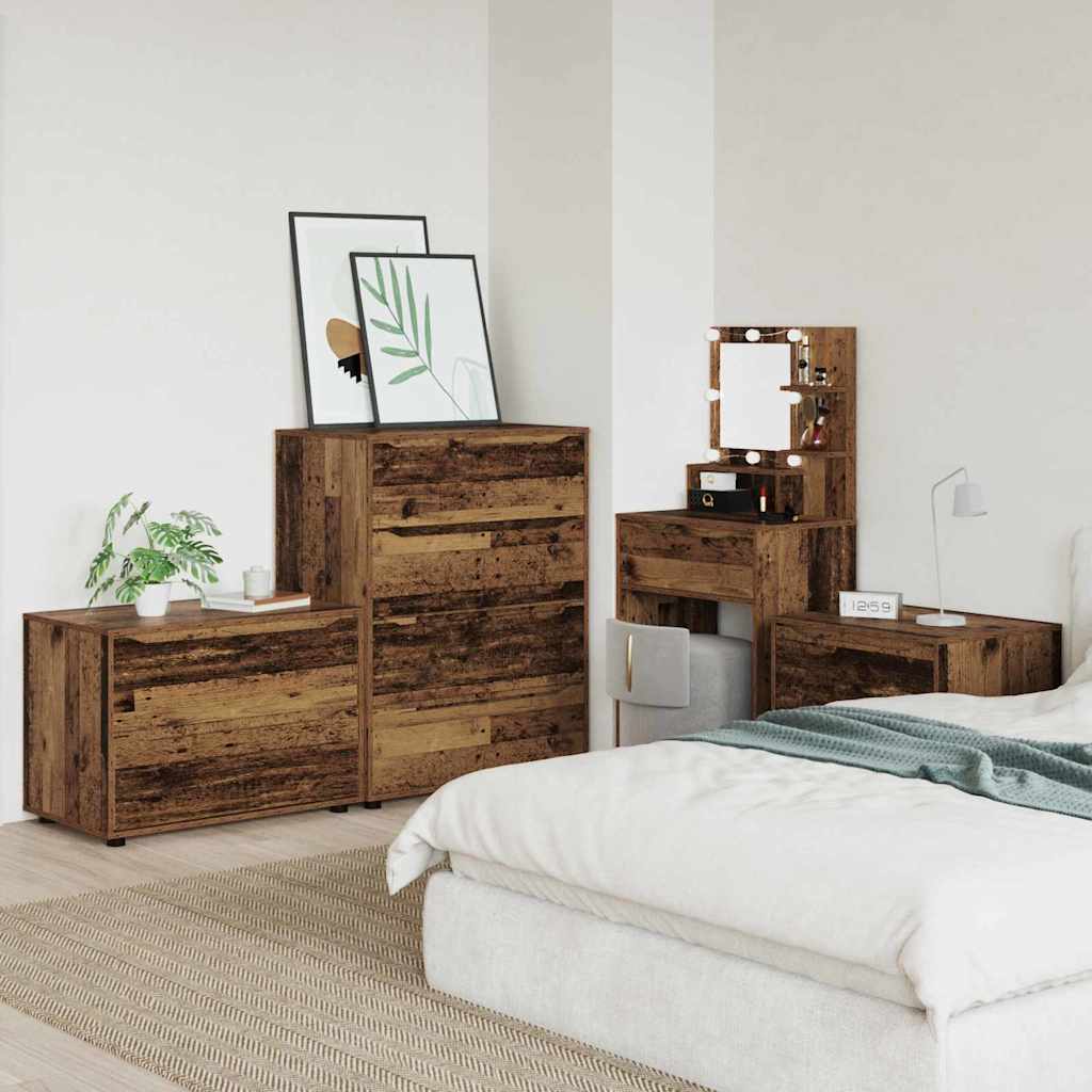 Armoire de rangement Bois Ancien 80 x 48 x 57 cm - XIOS