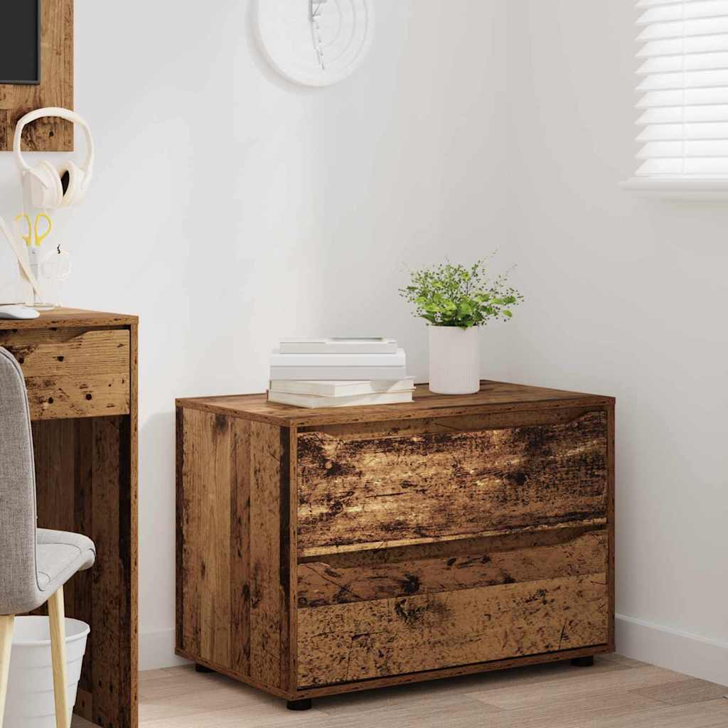 Armoire de rangement Bois Ancien 80 x 48 x 57 cm - XIOS