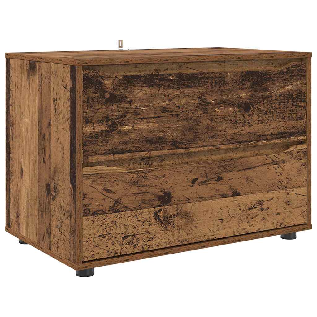 Armoire de rangement Bois Ancien 80 x 48 x 57 cm - XIOS