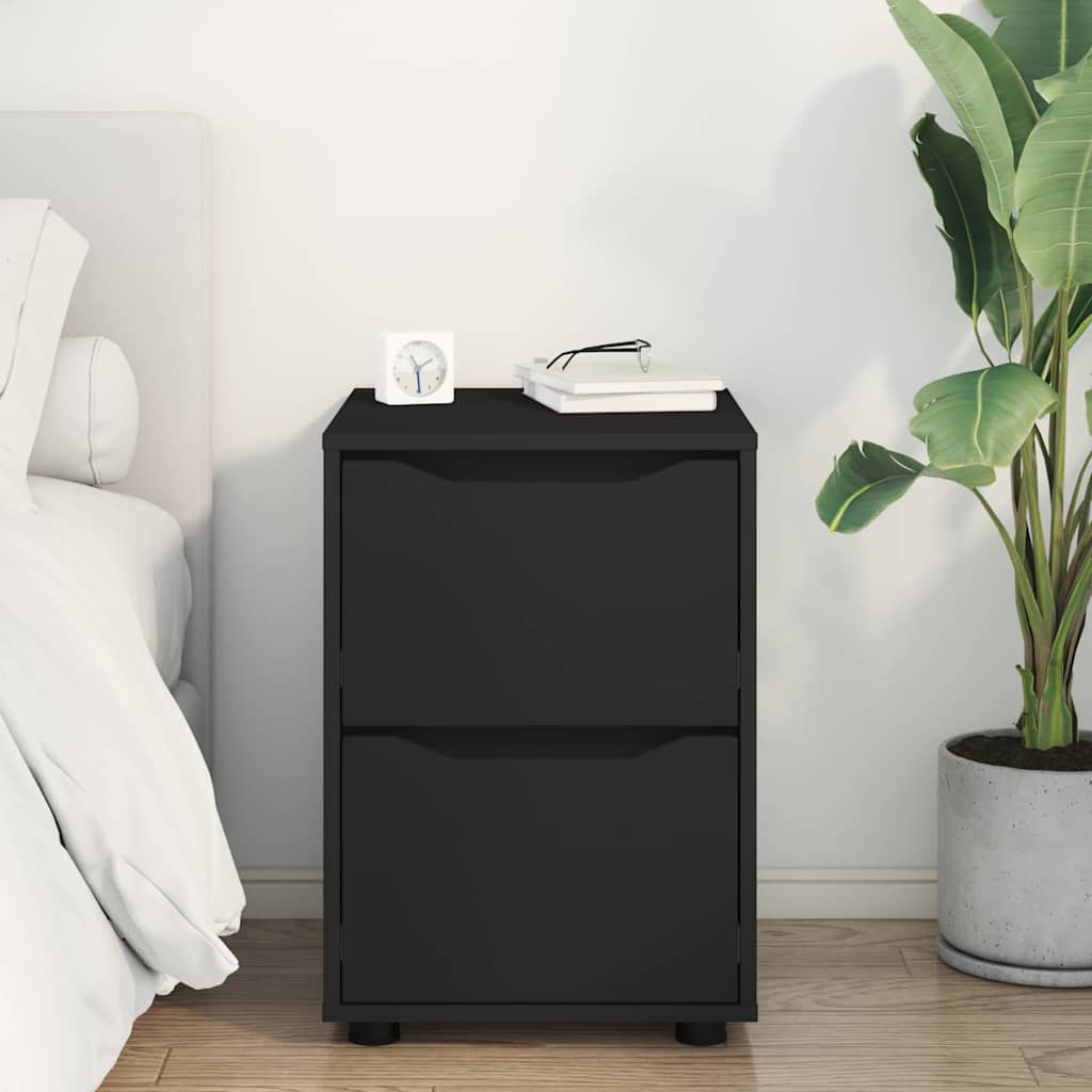 Armoire de rangement Noir 40 x 48 x 57 cm Bois d'ingénierie - XIOS