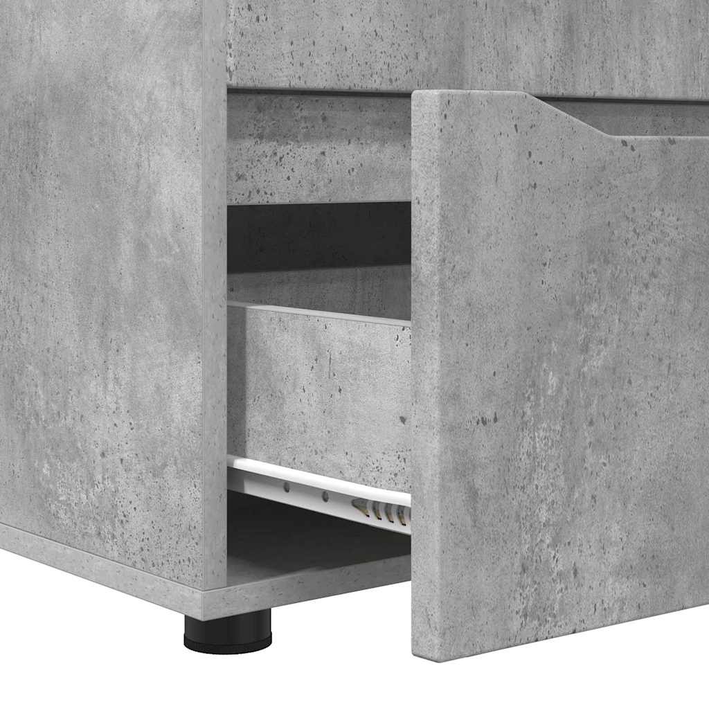 Armoire de rangement Gris béton 40 x 48 x 57 cm - XIOS