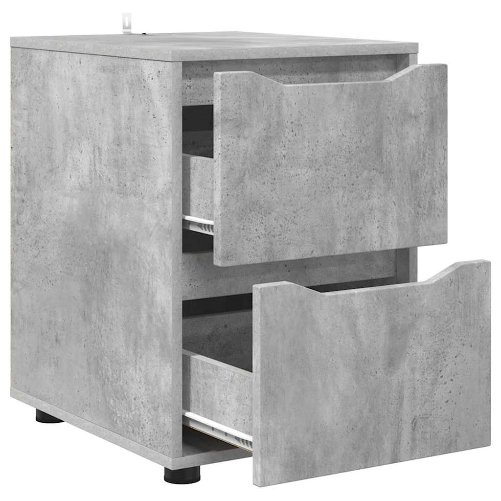 Armoire de rangement Gris béton 40 x 48 x 57 cm - XIOS