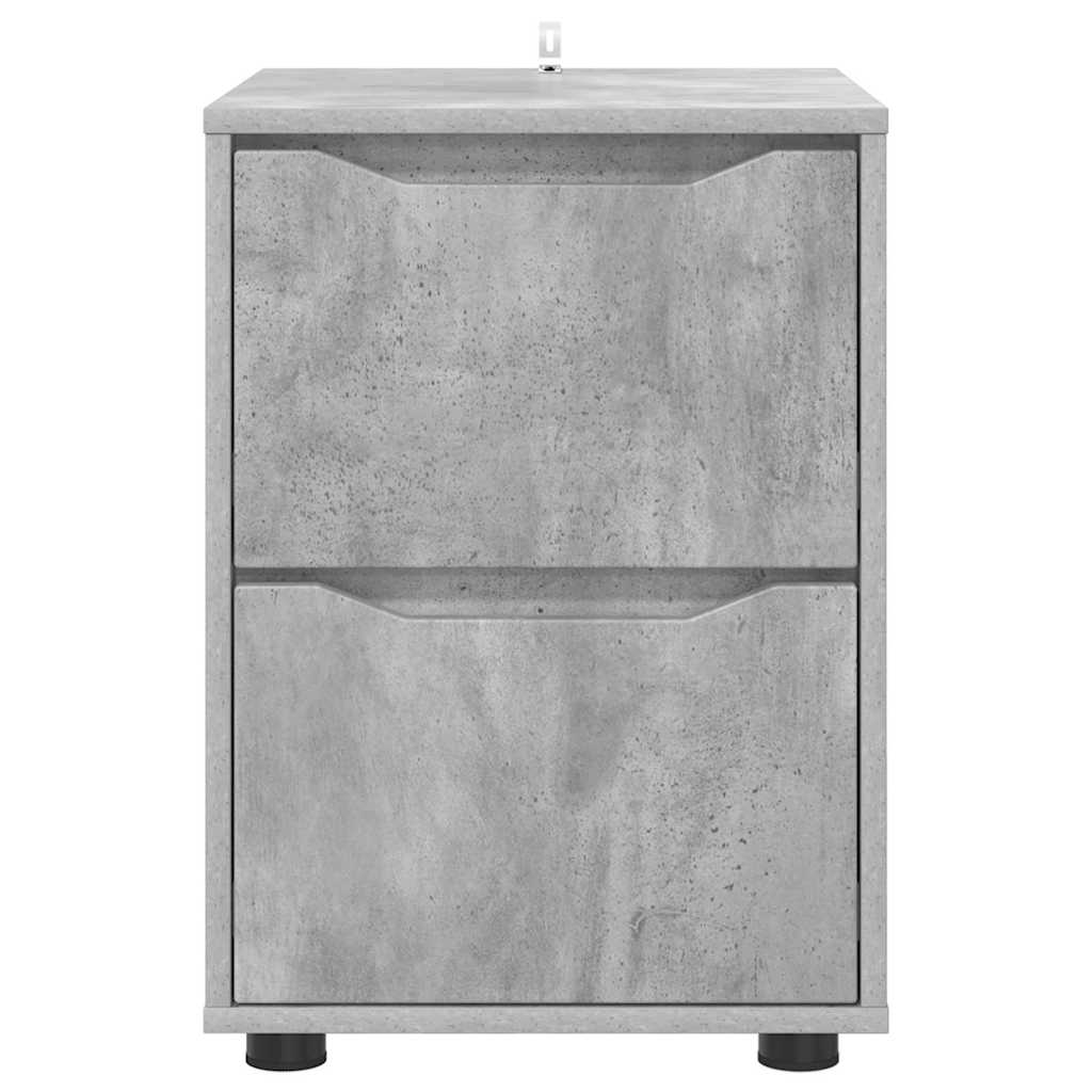 Armoire de rangement Gris béton 40 x 48 x 57 cm - XIOS