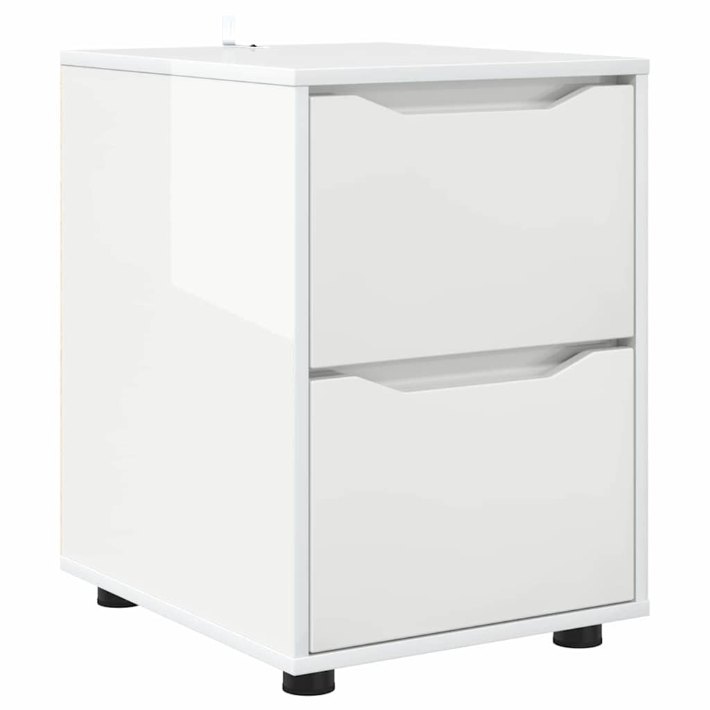 Armoire de rangement Blanc brillant 40 x 48 x 57 cm - XIOS