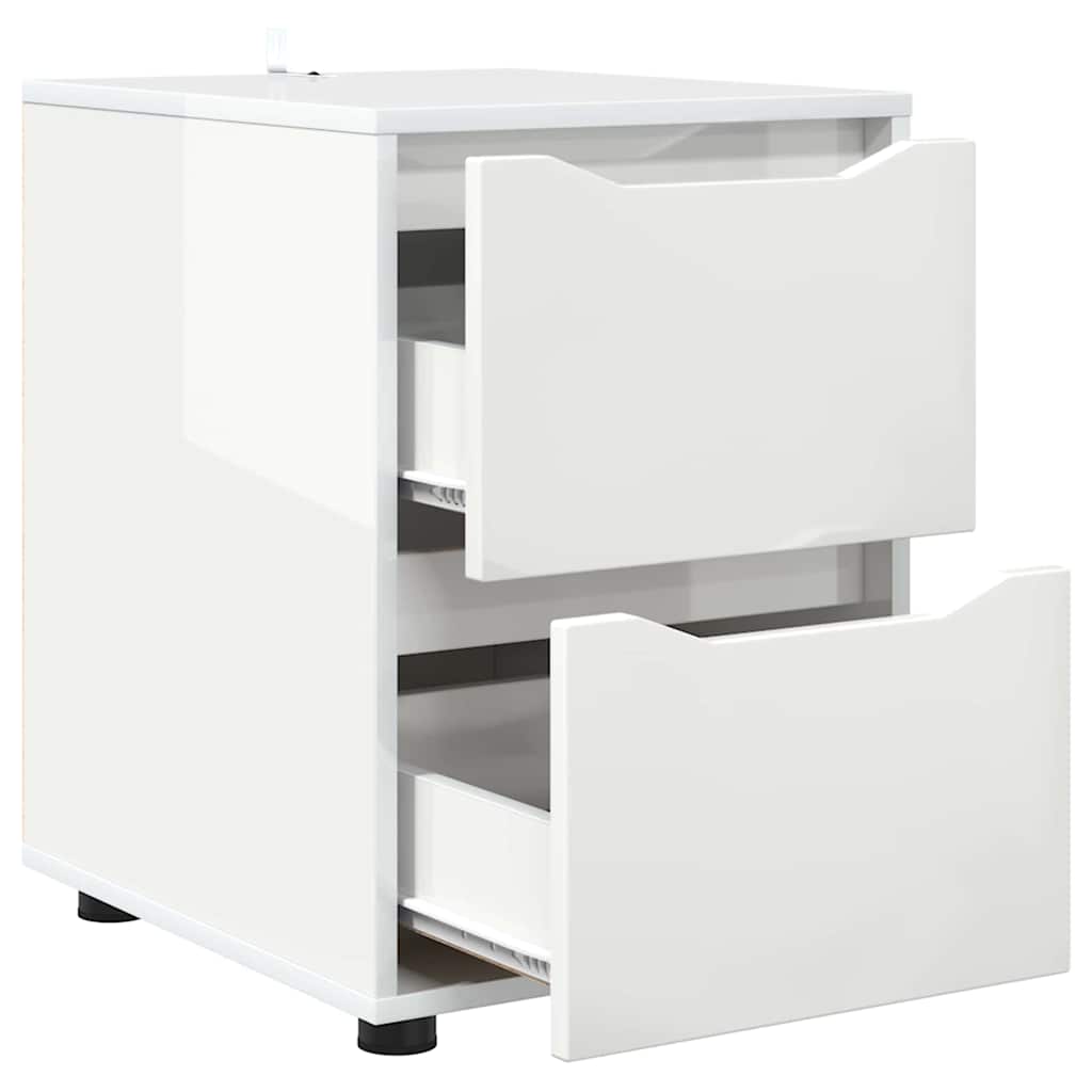 Armoire de rangement Blanc brillant 40 x 48 x 57 cm - XIOS