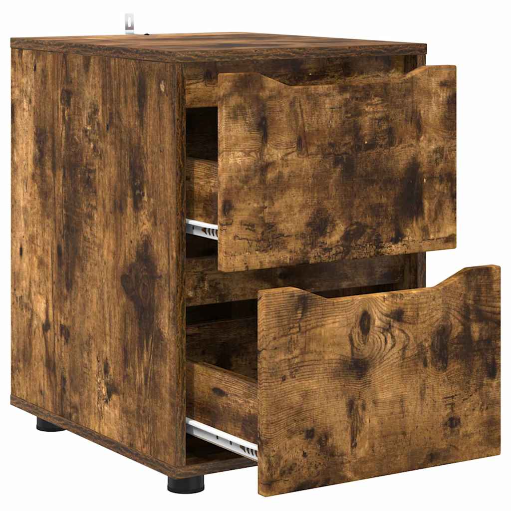 Armoire de rangement Chêne fumé 40 x 48 x 57 cm - XIOS