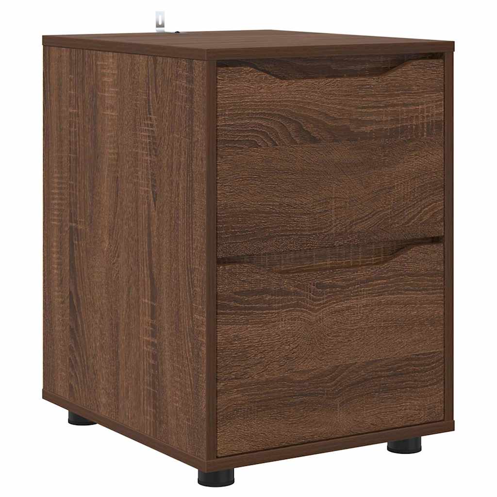 Armoire de rangement Chêne brun 40 x 48 x 57 cm - XIOS