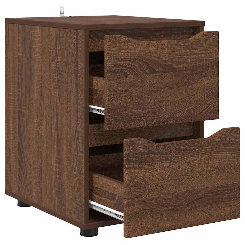 Armoire de rangement Chêne brun 40 x 48 x 57 cm - XIOS