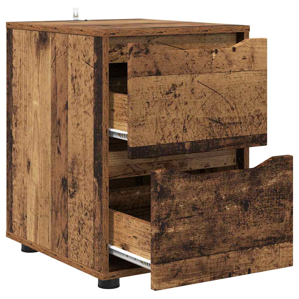 Armoire de rangement Bois Ancien 40 x 48 x 57 cm - XIOS