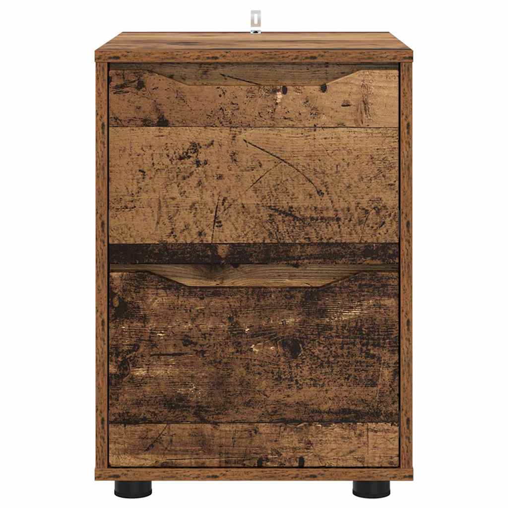 Armoire de rangement Bois Ancien 40 x 48 x 57 cm - XIOS