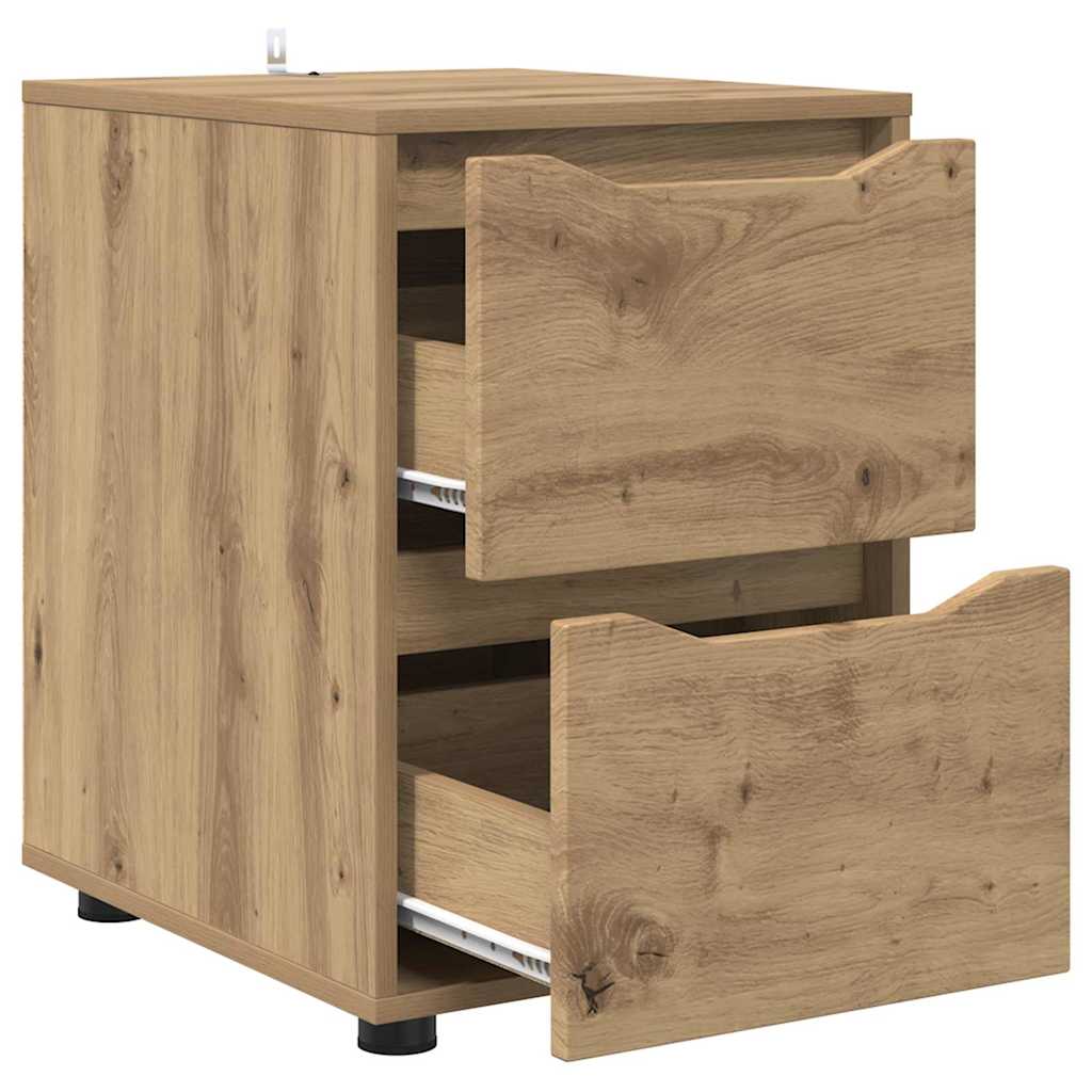 Armoire de rangement Chêne artisanal 40 x 48 x 57 cm - XIOS
